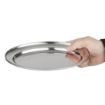 Picture of Olympia Stainless Steel Oval Serving Tray 220mm - K361
