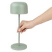 Picture of Olympia Siena Table Lamp Round Dome Sage 300mm - HZ210