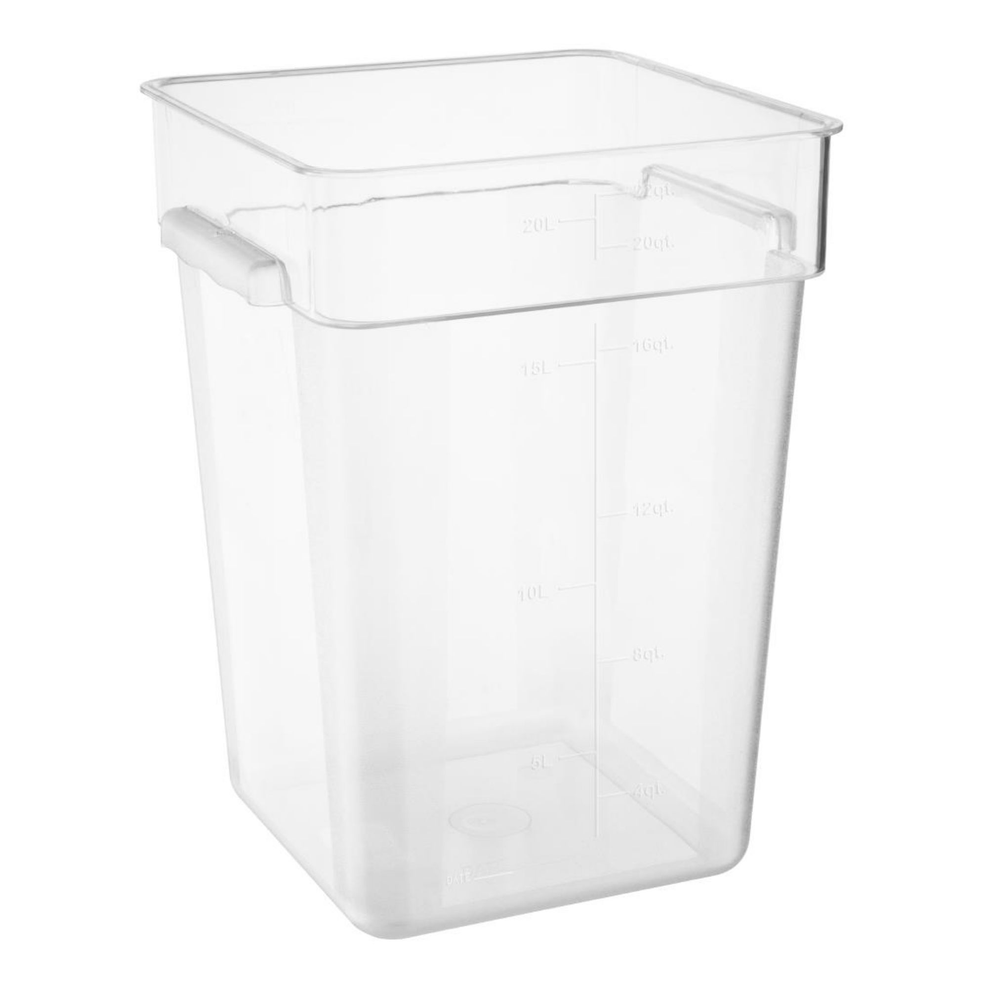 Picture of Hygiplas Polycarbonate Square Storage Container 20Ltr - HY406