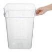 Picture of Hygiplas Polycarbonate Square Storage Container 20Ltr - HY406