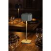 Picture of Olympia Lucca Table Lamp Squared Dome Sage 300mm - HZ214