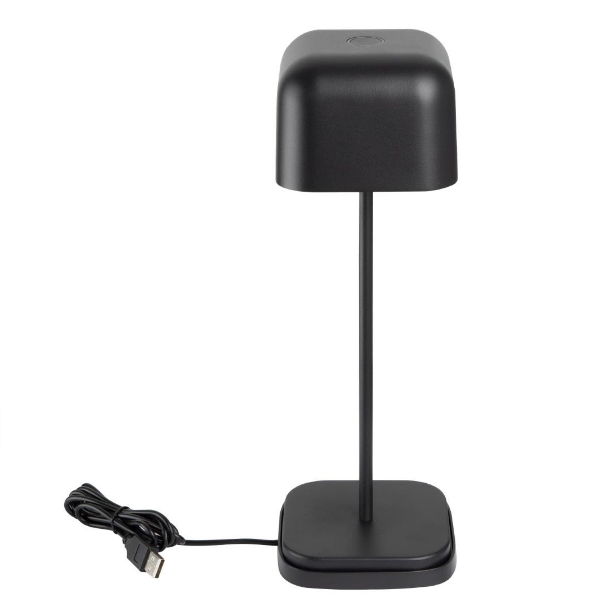 Picture of Olympia Lucca Table Lamp Squared Dome Black 300mm