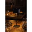 Picture of Olympia Lucca Table Lamp Squared Dome Black 300mm - HZ212