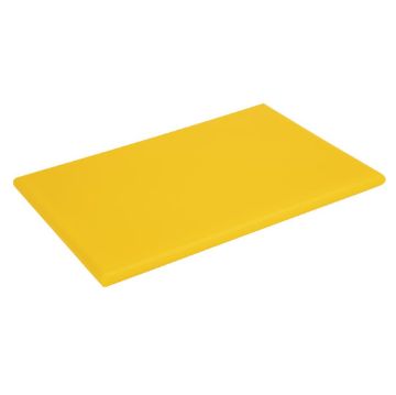 Picture of Hygiplas Thick High Density Yellow Chopping Board Standard 450x300x25mm