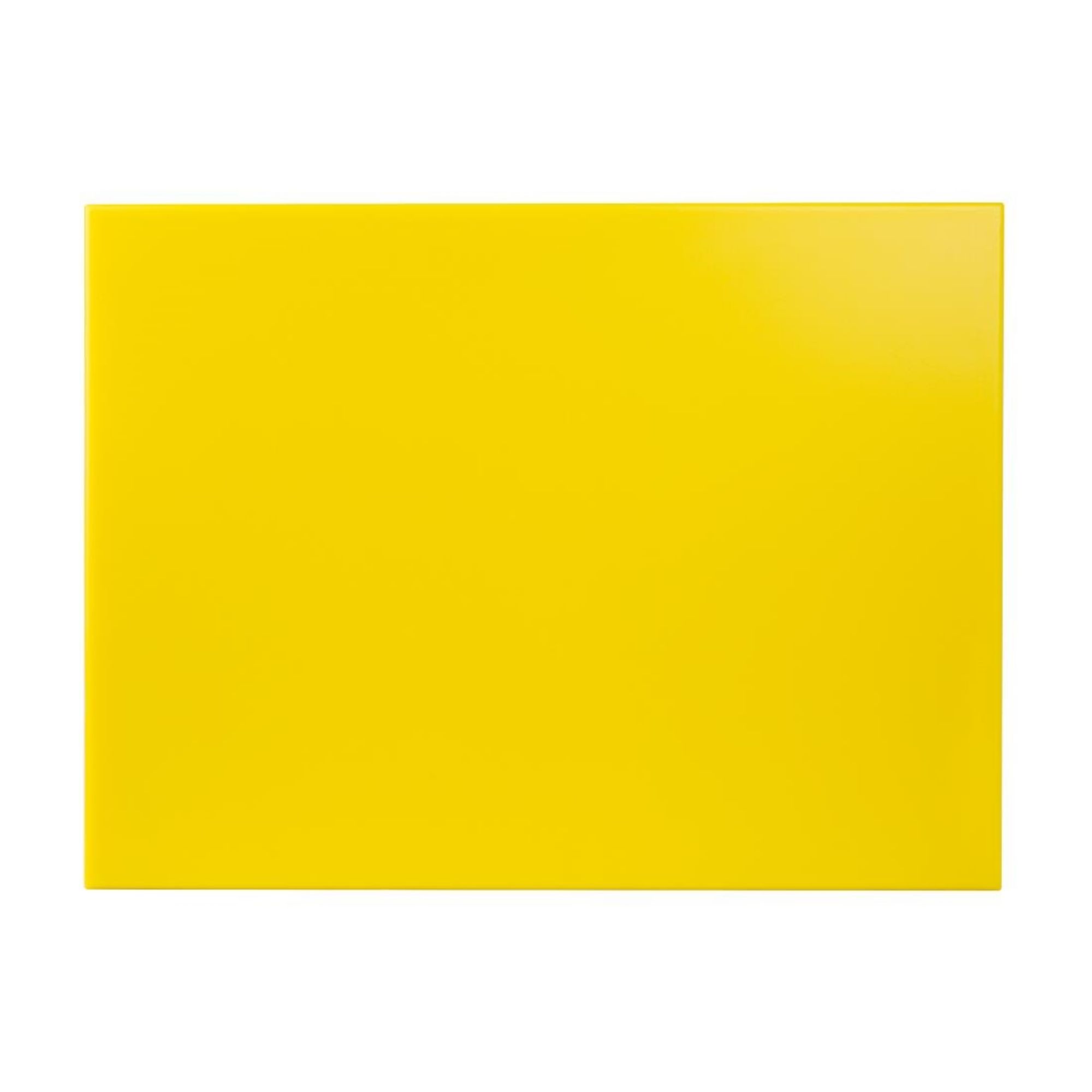 Picture of Hygiplas Thick High Density Yellow Chopping Board Large 600x450x25mm