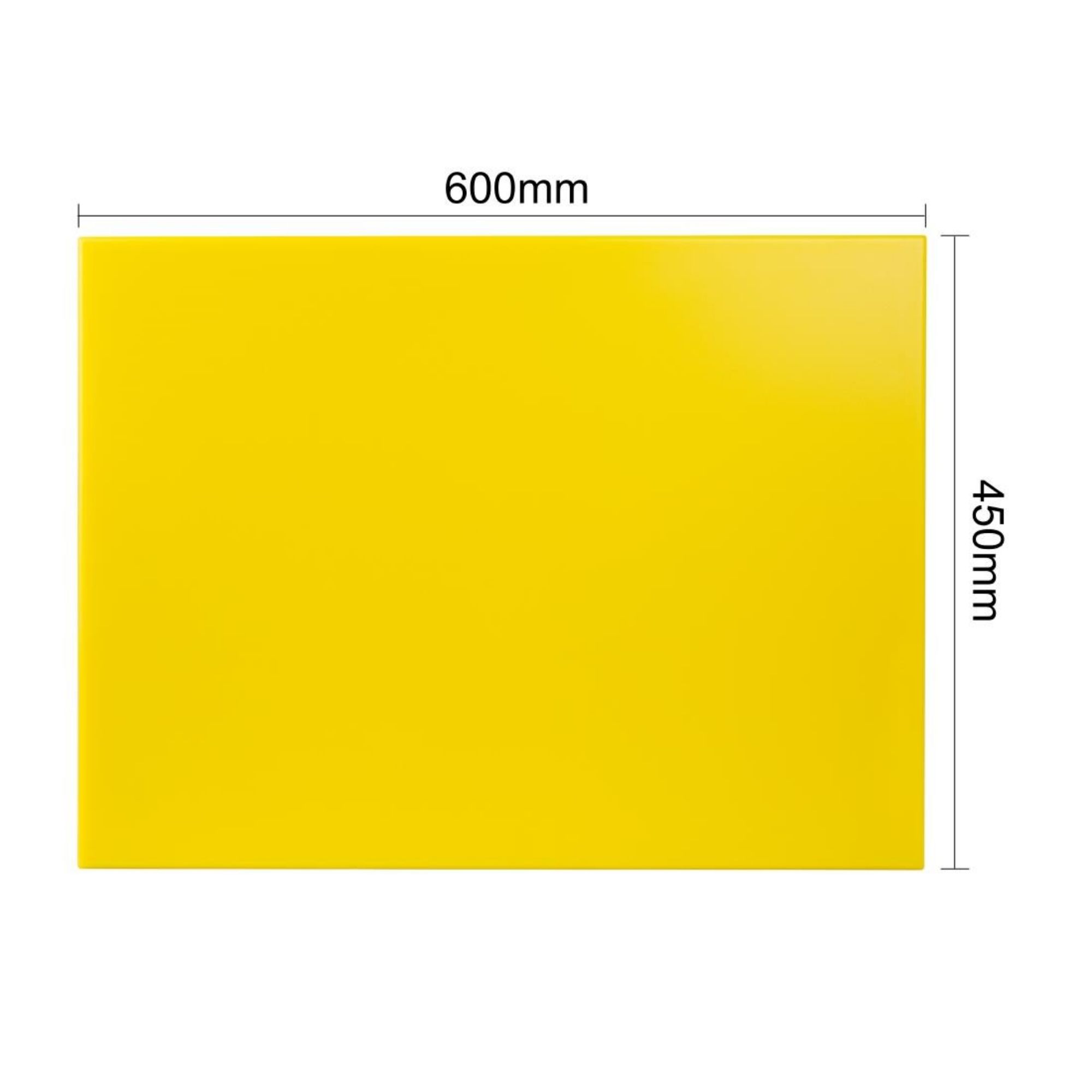 Picture of Hygiplas Thick High Density Yellow Chopping Board Large 600x450x25mm