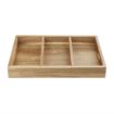 Picture of Olympia 3 Section Cutlery Tray Acacia Wood - HX396