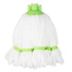 Picture of Jantex Microfibre Mop Head Green Stripe 150g - HX251