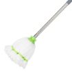 Picture of Jantex Microfibre Mop Head Green Stripe 150g - HX251