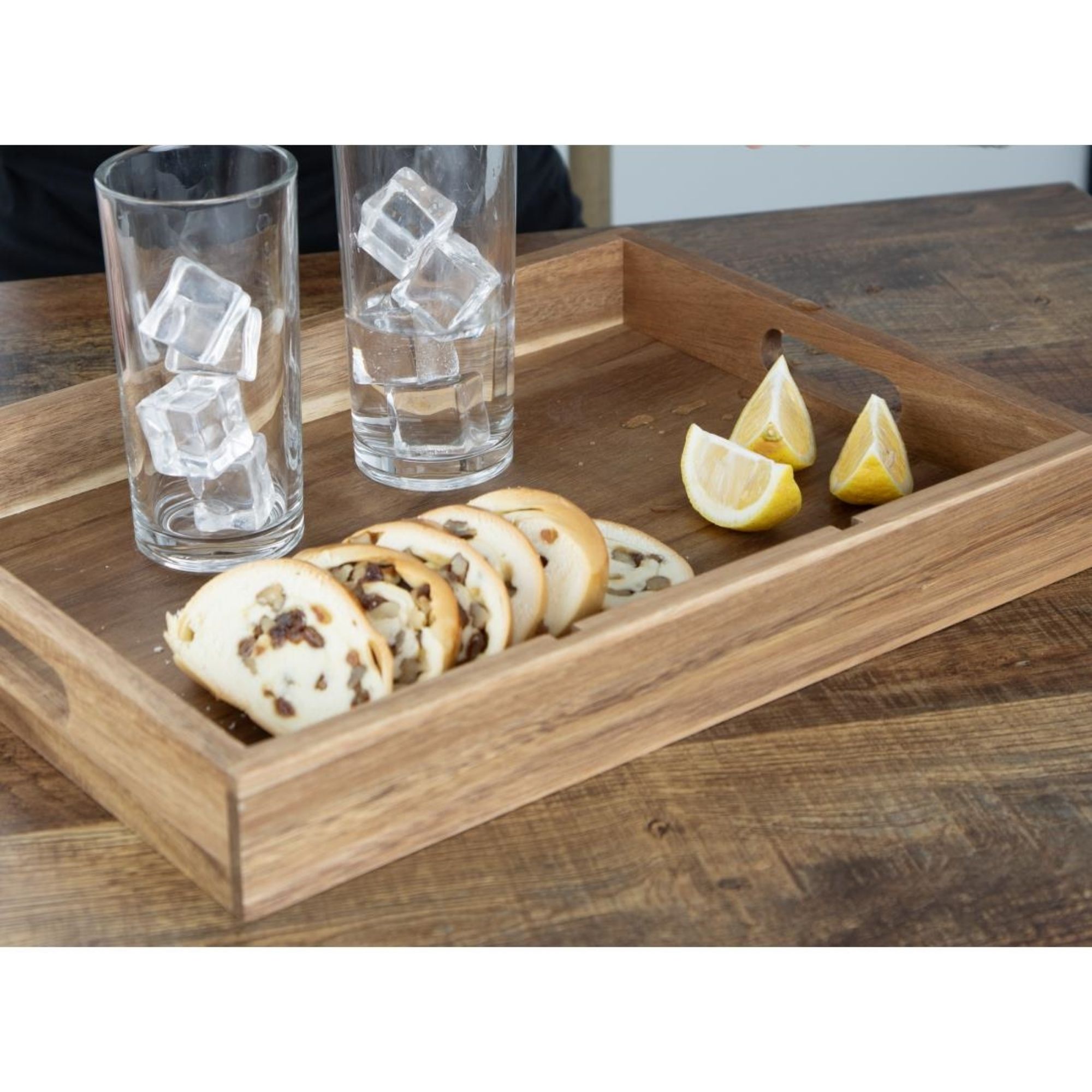 Picture of Olympia 3 Section Cutlery Tray Acacia Wood