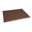 Picture of Hygiplas Thick High Density Brown Chopping Board Large 600x450x25mm - J041