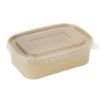 Picture of Fiesta Recyclable PET Lids for Rectangular Containers (300 Pack) - HW626
