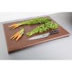 Picture of Hygiplas Thick High Density Brown Chopping Board Large 600x450x25mm - J041