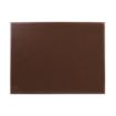Picture of Hygiplas Thick High Density Brown Chopping Board Large 600x450x25mm - J041