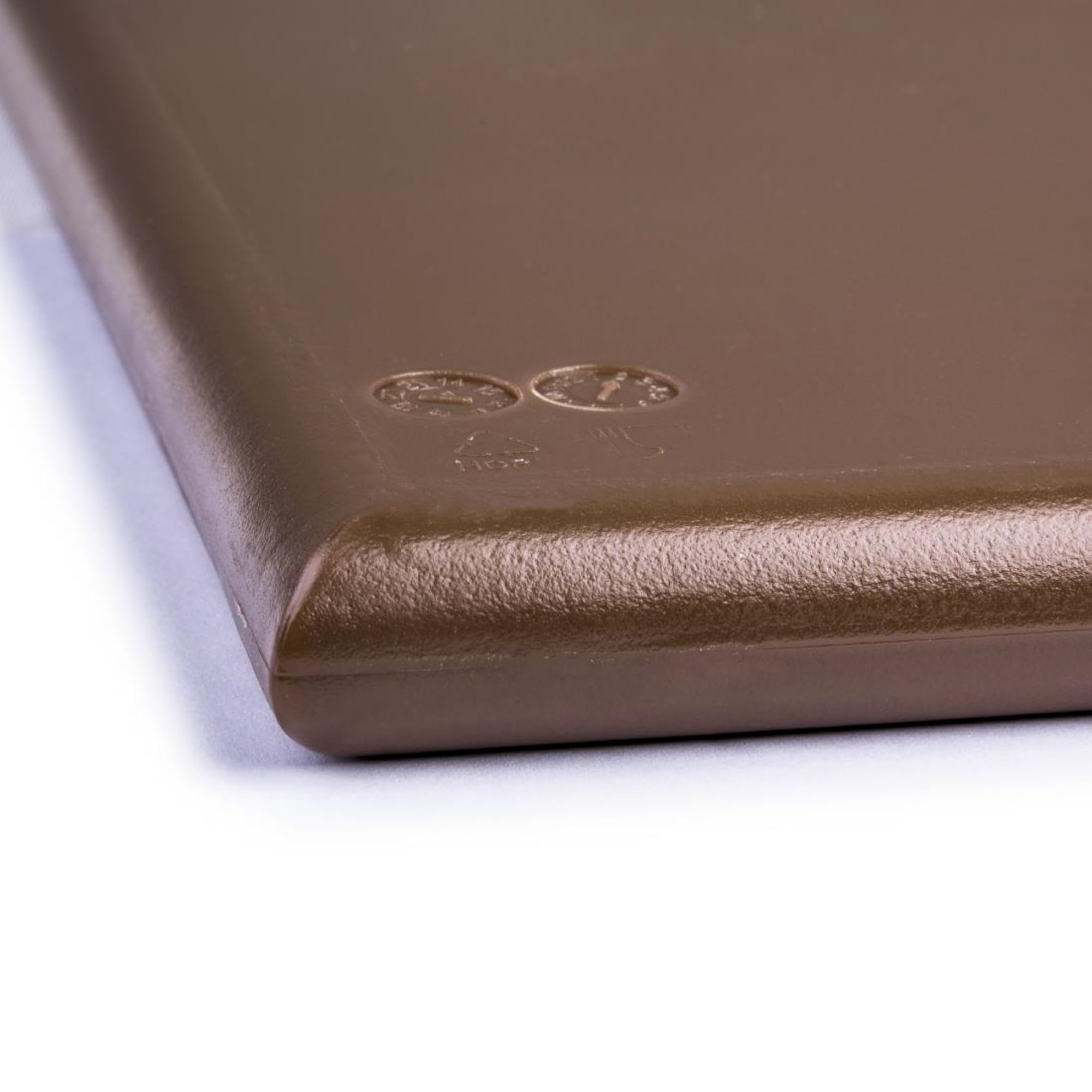 Picture of Hygiplas Thick High Density Brown Chopping Board Large 600x450x25mm