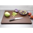 Picture of Hygiplas Thick High Density Brown Chopping Board Large 600x450x25mm - J041
