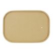 Picture of Fiesta Recyclable Paper Lids for Rectangular Containers (300 Pack) - HW624