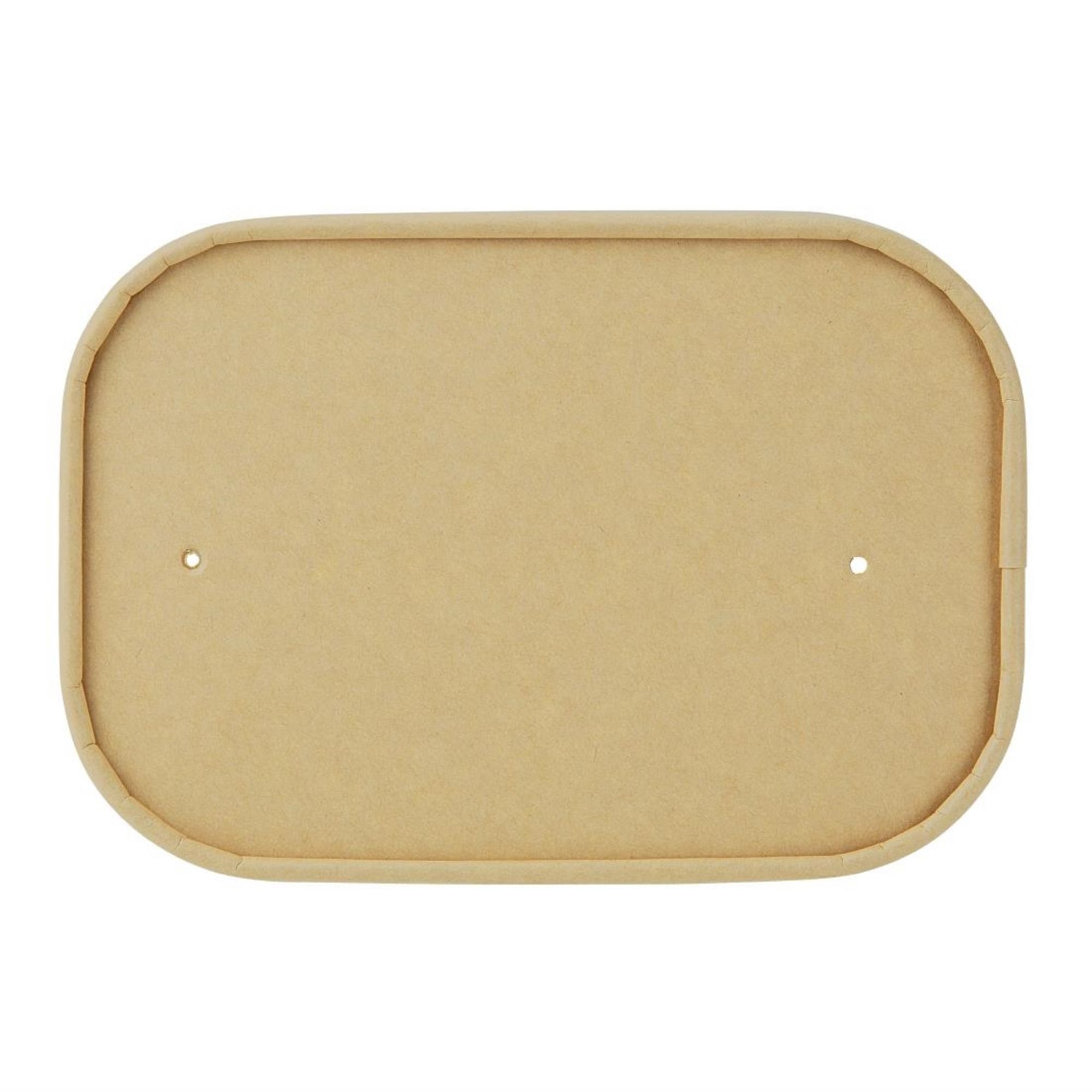 Picture of Fiesta Recyclable Paper Lids for Rectangular Containers (300 Pack)