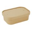 Picture of Fiesta Recyclable Paper Lids for Rectangular Containers (300 Pack) - HW624