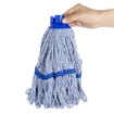 Picture of Jantex Deck Mop Head Blue Stripe 200g - HX248
