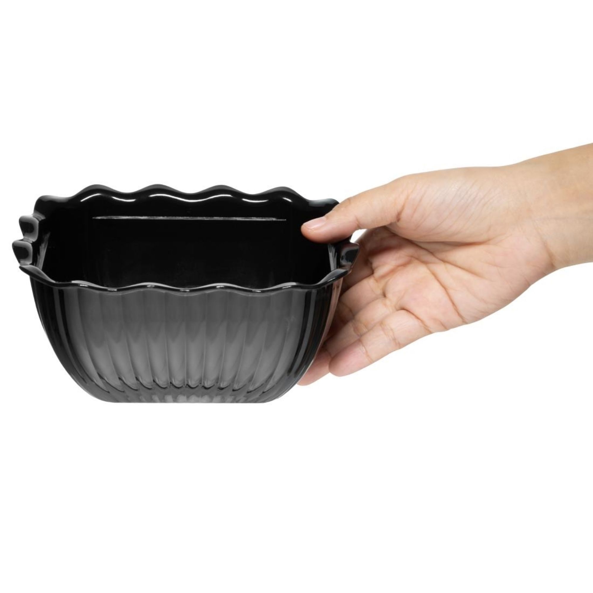 Picture of Olympia Kristallon Small Salad Crock - Black