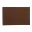 Picture of Hygiplas Thick High Density Brown Chopping Board Standard 450x300x25mm - J035