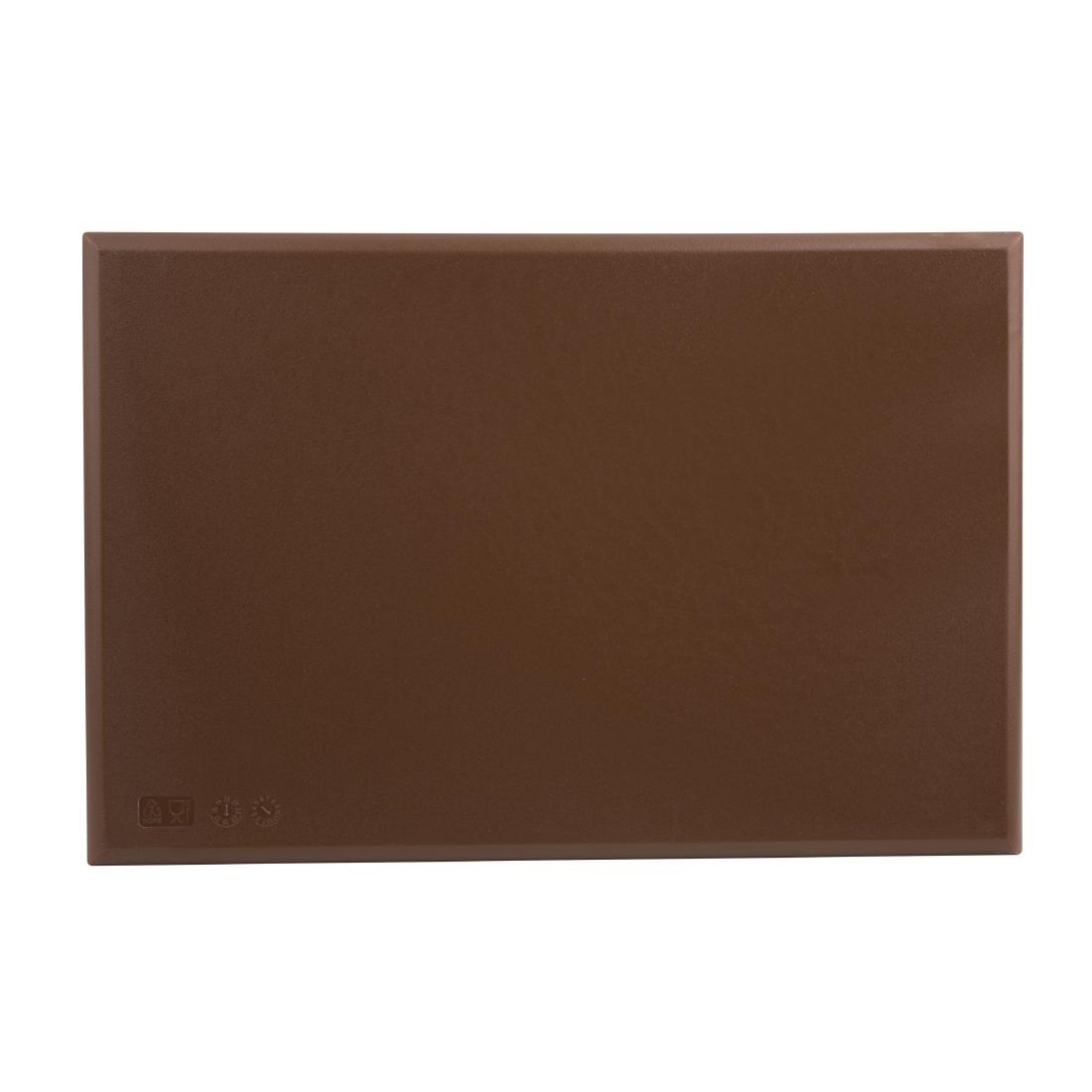 Picture of Hygiplas Thick High Density Brown Chopping Board Standard 450x300x25mm