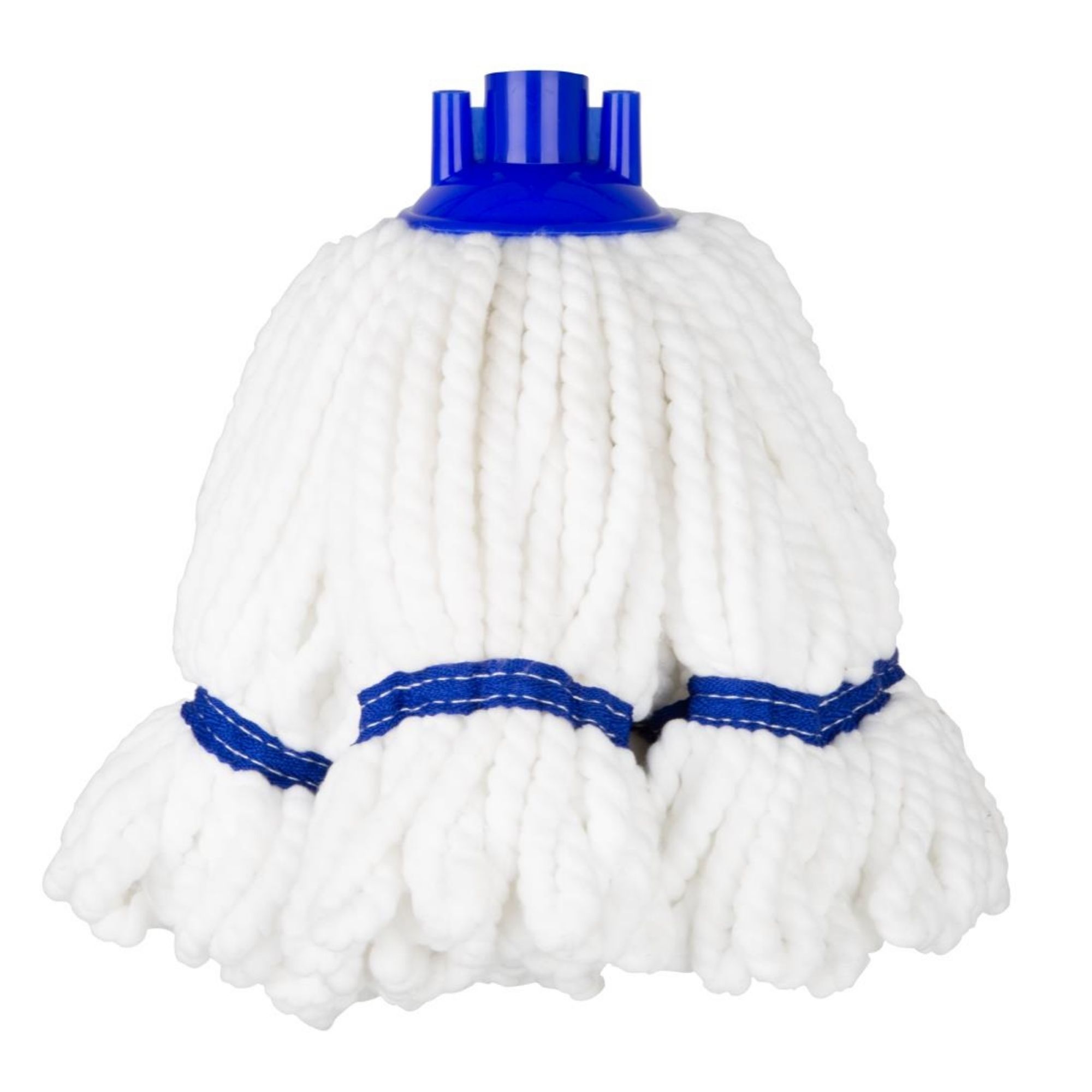 Picture of Jantex Microfibre Mop Head Blue Stripe 150g - HX250