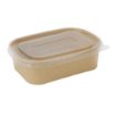 Picture of Fiesta Recyclable PP Lids for Rectangular Containers (300 Pack) - HW625