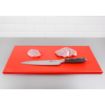 Picture of Hygiplas High Density Red Chopping Board Standard 450x300x12mm - J010