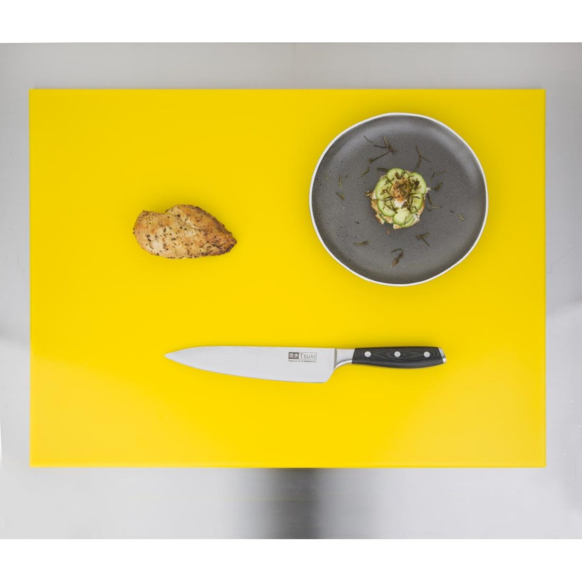 Picture of Hygiplas High Density Yellow Chopping Board Large 600x450x12mm
