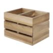 Picture of Olympia Table Organiser Acacia Wood 210x160x150mm - HX387