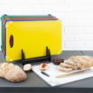 Picture of Hygiplas Commercial Grip Chopping Board Green 458x306mm - HW004