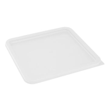 Picture of Hygiplas Square Food Storage Container Lid White Large