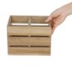 Picture of Olympia Table Organiser Acacia Wood 210x160x150mm - HX387