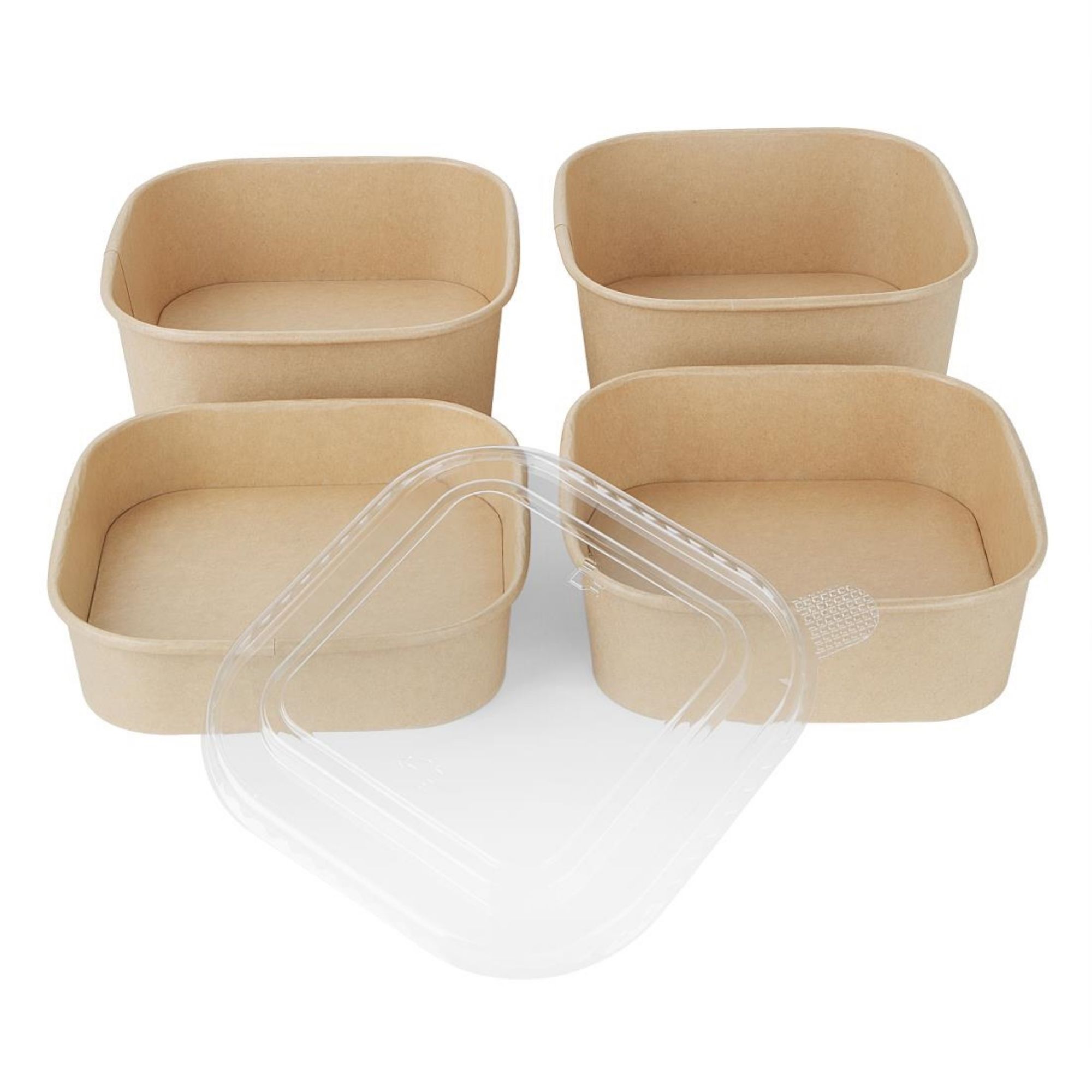 Picture of Fiesta Recyclable Square Container Bases 1000ml (300 Pack)