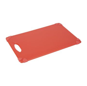 Picture of Hygiplas Commercial Grip Chopping Board Red 458x306mm