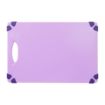 Picture of Hygiplas Commercial Grip Chopping Board Purple 458x306mm - HW002