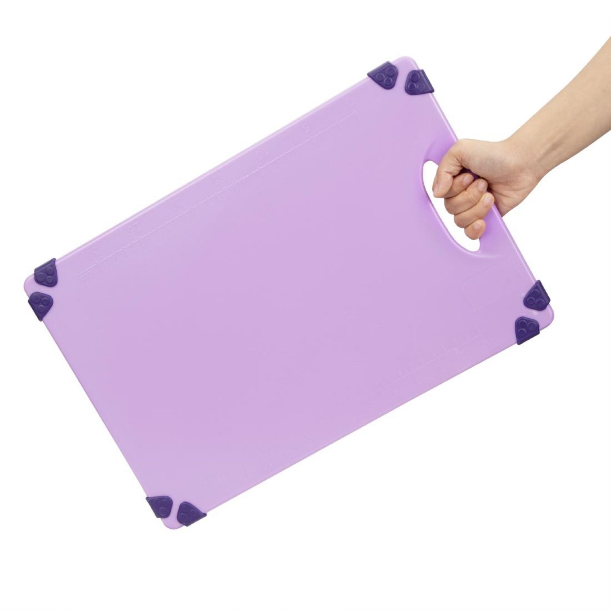 Picture of Hygiplas Commercial Grip Chopping Board Purple 458x306mm