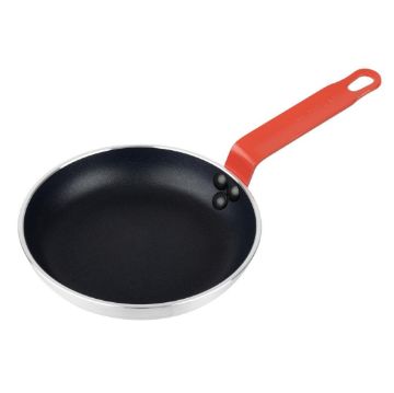 Picture of Hygiplas Aluminium Non-stick Teflon Platinum Plus Frying Pan with Red Handle 20cm