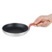 Picture of Hygiplas Aluminium Non-stick Teflon Platinum Plus Frying Pan with Red Handle 20cm - HT964