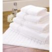 Picture of Mitre Luxury Savanna Face Cloth White (10 pack) - HB622