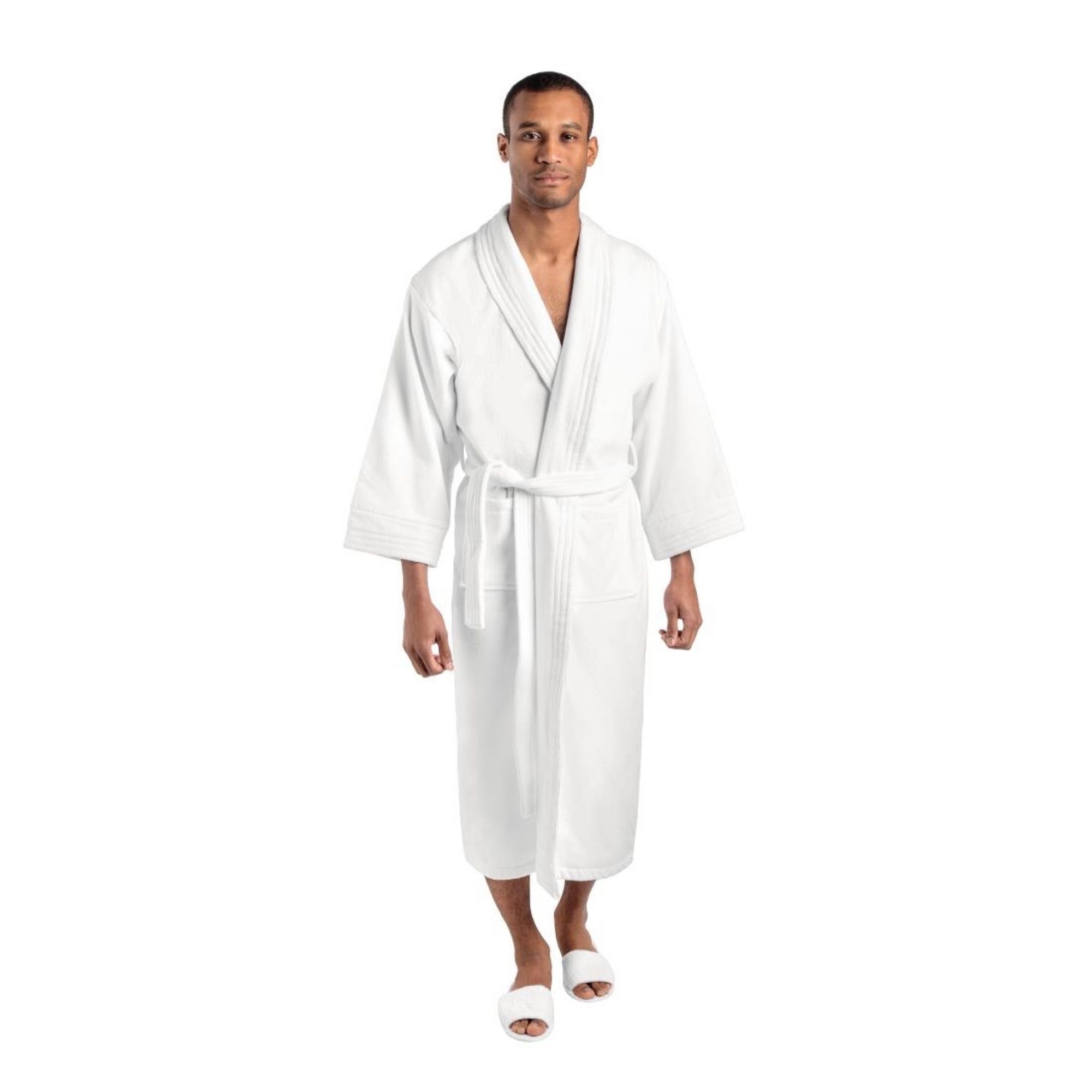 Picture of Mitre Luxury Ambassador Large Bathrobe White - GW400