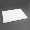 Picture of Hygiplas Thick Low Density White Chopping Board Large 600x450x20mm - HC882