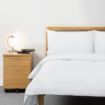 Picture of Mitre Essentials Spectrum Duvet Cover White Single - GT870