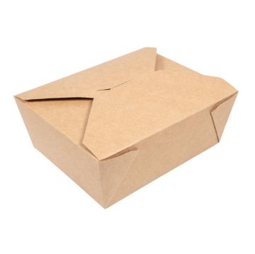 Picture of Vegware Compostable Paperboard Food Boxes No.8 1300ml / 46oz (300 Pack)
