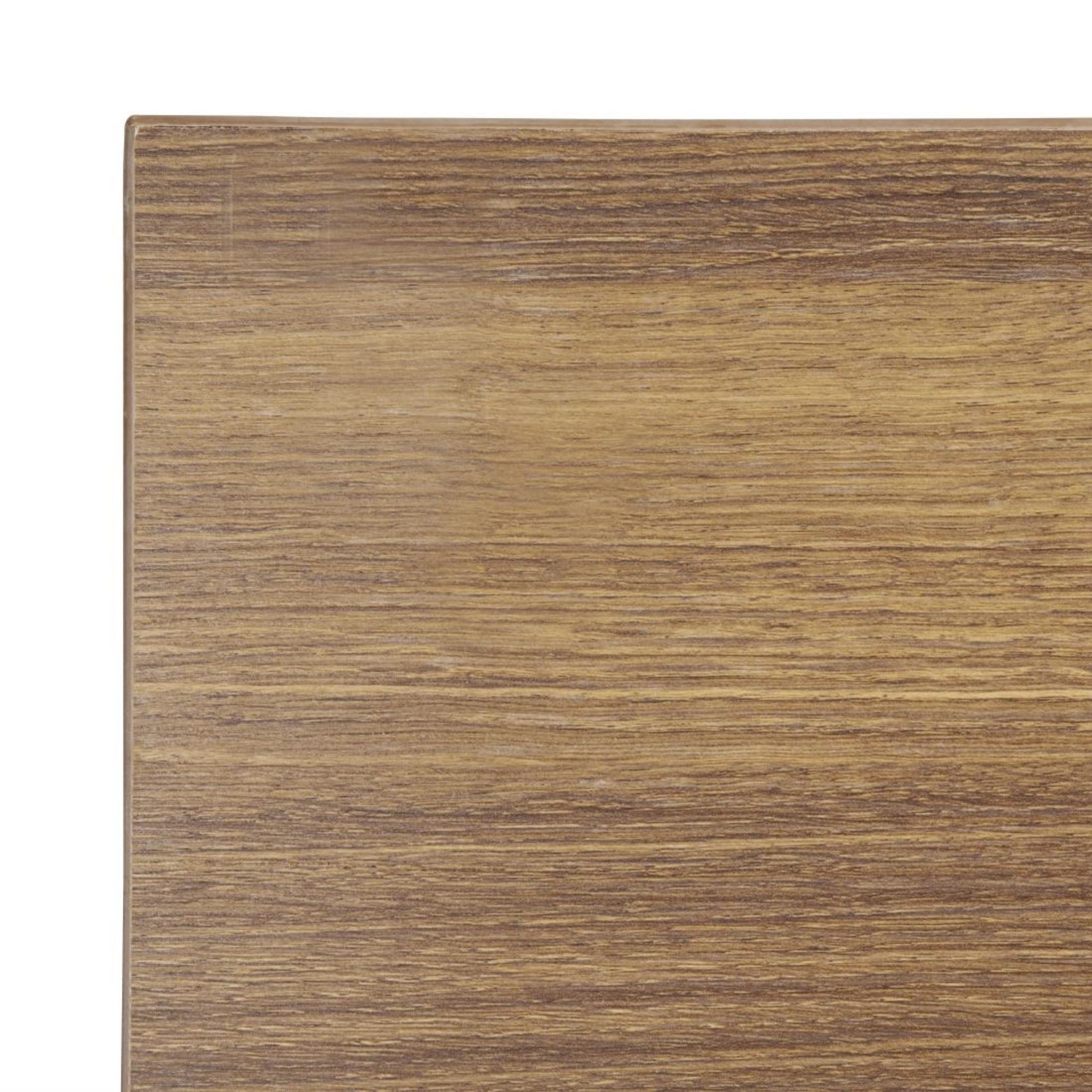 Picture of Bolero Pre-drilled Square Tabletop Rustic Oak 600mm