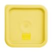 Picture of Hygiplas Square Food Storage Container Lid Yellow Small - FX137