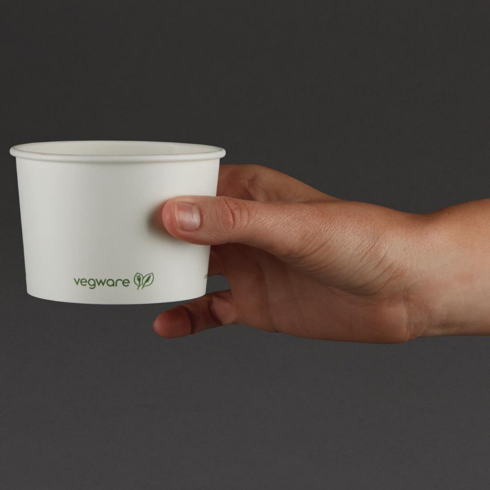 Picture of Vegware Compostable Hot Food Pots 230ml / 8oz (1000 pack)