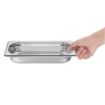 Picture of Vogue Stainless Steel 1/4 Gastronorm Tray 40mm - GM313